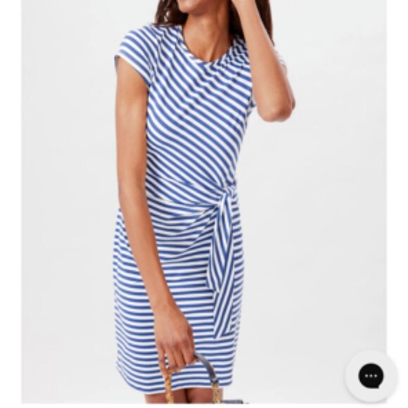 J.McLaughlin Catalina Cloth Stretch Elora Dress in Bangle Stripe Medium - Picture 1 of 10